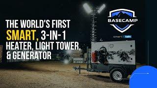 BASECAMP: 3-in-1 Heater, Light Tower & Generator