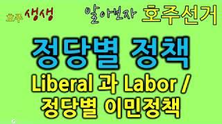 호주선거: 정당별 정책비교/이민정책 [호주생생뉴스]