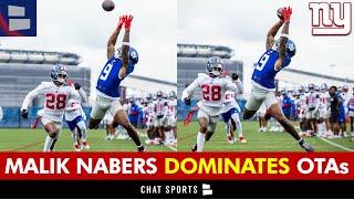  Malik Nabers UNSTOPPABLE At Giants OTAs + Sterling Shepard Signs With Tampa Bay Bucs | Giants News