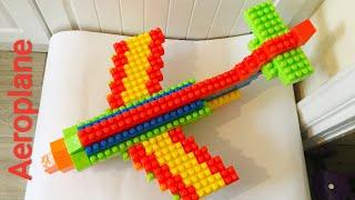 Aeroplane/Building blocks for kids/Building blocks /Blocks Building Aeroplane/Blocks