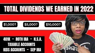 How Much We Made in Dividends in 2022 | TOP Dividend Stocks 2023 | Dividend Investing