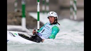 Ana SATILA (BRA) Winning Run, 2020 ICF Canoe Slalom World Cup Tacen, Ljubljana (Slovenia)