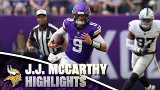 Highlights from J.J. McCarthy's First NFL Game vs Raiders