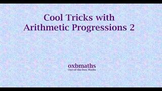 Cool Tricks with Arithmetic Progressions 2: T(p)=1/q; T(q)=1/p