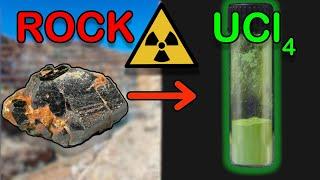 Making Uranium Tetrachloride out of my Rock