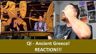 American Reacts QI - Greece! Funny and Interesting Trivia REACTION