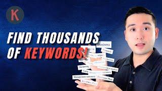 How To Find Thousands of Keyword Ideas for SEO (Easy Keyword Research)