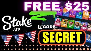 Stake US Free $25 SC & MAX Gold Coins (Stake US Promo Code)