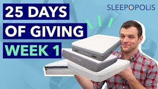 Sleepopolis 25 Days of Giving Week 1 - Win a Brand New Mattress!