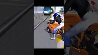 Bullet Train Crash Motorcycle 3d Driving Class #shorts#Android Gameplay#KVKGIF