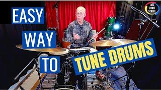 Tuning Up A Cheap Compact Drum Kit #jazzdrums #drumlessons