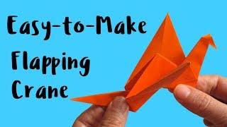 How to Fold an Origami Flapping Crane or Flapping Bird