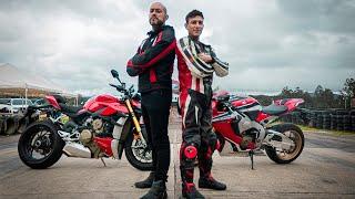 Ducati V4S de Erixon VS Mario cbr 1000rr fireblade Sp1 GBR