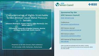 Characterization of Highly-Stretchable Screen-Printed Liquid Metal Pressure Sensors