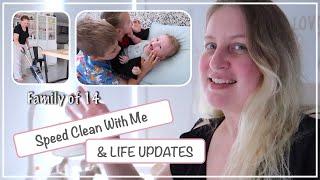 Large Family Life UPDATES & Speed Clean with Me