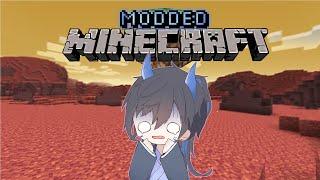 [ Modded Minecraft ] gonna get lost in modded dimensions ft. @chanokento [ Taisei Ren / 黛青れん ]