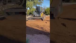 Our Skid Steer Box Grader in action! #skidsteer #skidsteerattachments #attachments #landscaping