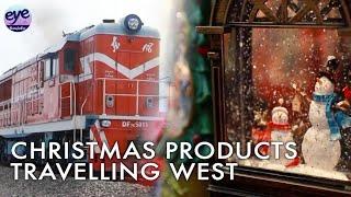China-Europe freight trains fast-track Christmas product deliveries