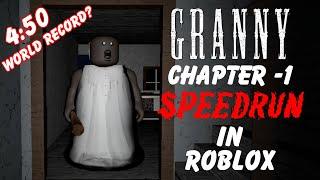 Granny Chapter -1 Speedrun (Roblox)