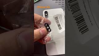 Установка стекла камеры на IPhone XS