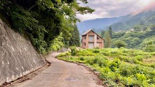 4K Walk Japan, Japanese Countryside Early Morning Walking Tour Toyama, Japan