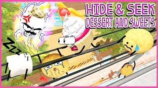 Roblox New HIDE & SEEK WITH Sweets and dessert in SECRET STAYCATION