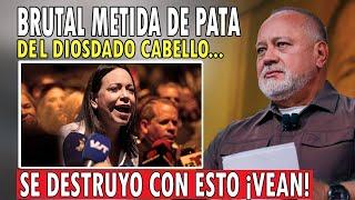 Así DIOSDADO Cabello metió la PATA y María Corina lo aplasto con todo ¡ESTO ES IMPRESIONANTE!