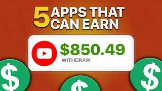 EARN $850.49 USING THESE 5 LEGIT APPS | Make Money Online 2024