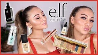 Full Face Using Only E.L.F Cosmetics Makeup Tutorial | YesHipolito