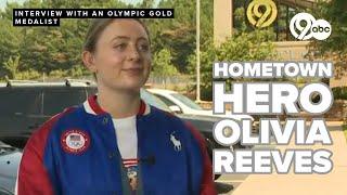 Full interview: Hometown Olympic weightlifting gold medalist Olivia Reeves talks about her big win