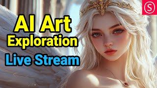 AI Art Exploration - Live Stream - Join me & Have Fun