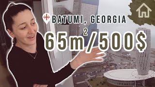 Georgia - Three Rooms Flat - 65m² for 500$ - furnished -  Roomtour Batumi -  English w/ GER Subs