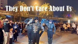 Michael Jackson impersonator show in China - “They Don't Care About Us” (Night Performance)