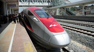 Indonesia unveils new high-speed railway