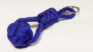 "How You Can Make A Ball And Snake Knot Keychain" - WhyKnot