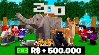 FICAMOS RICOS CRIANDO UM ZOOLOGICO NO MINECRAFT