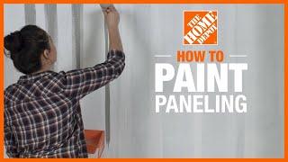 How to Paint Paneling | Wall Ideas & Projects | The Home Depot