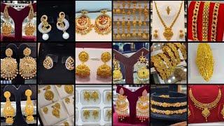 Gold Studs,Gold Jewellery, Gold Jewellery Collection 2024, Bridal Gold Jewellery