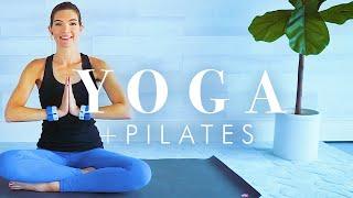 Yoga and Pilates Workout for Beginners & Seniors || 20 minute Mat Exercises