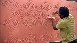 Latest 3MM embossed Wall Texture Design | New Texture Design ideas