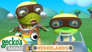 Brokken met de motor | Gecko's Garage Nederlands | Vrachtwagen Cartoons Voor Kinderen