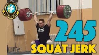 Ilya Ilyin - 245kg Clean and Squat Jerk