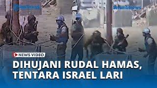 Dihujani Rudal Hamas, Tentara Israel Staf PBB Lari hingga Tiarap