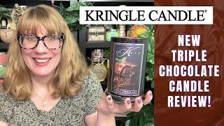 KRINGLE CANDLE New Triple Chocolate Candle Review!