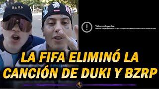 La FIFA ELIMINÓ " 3 Estrellas en el conjunto" de BZRP, DUKI ft LA T Y LA M