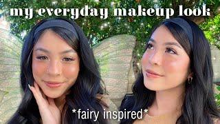 my everyday *fairy inspired* makeup look  very beginner friendly! // minimal summer makeup