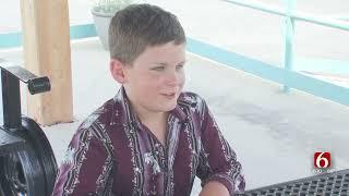 Nowata Co 8-Year-Old Speaks Up After Noticing Boy Struggling In Pool