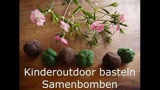 Kinder Outdoor Basteln DIY Samenbomben