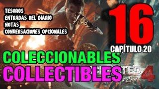 CAPÍTULO 20 | COLECCIONABLES | TESOROS, ENTRADAS DE DIARIO, NOTAS Y CONVERSACIONES | | UNCHARTED 4