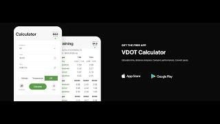 VDOT Calculator Tutorial